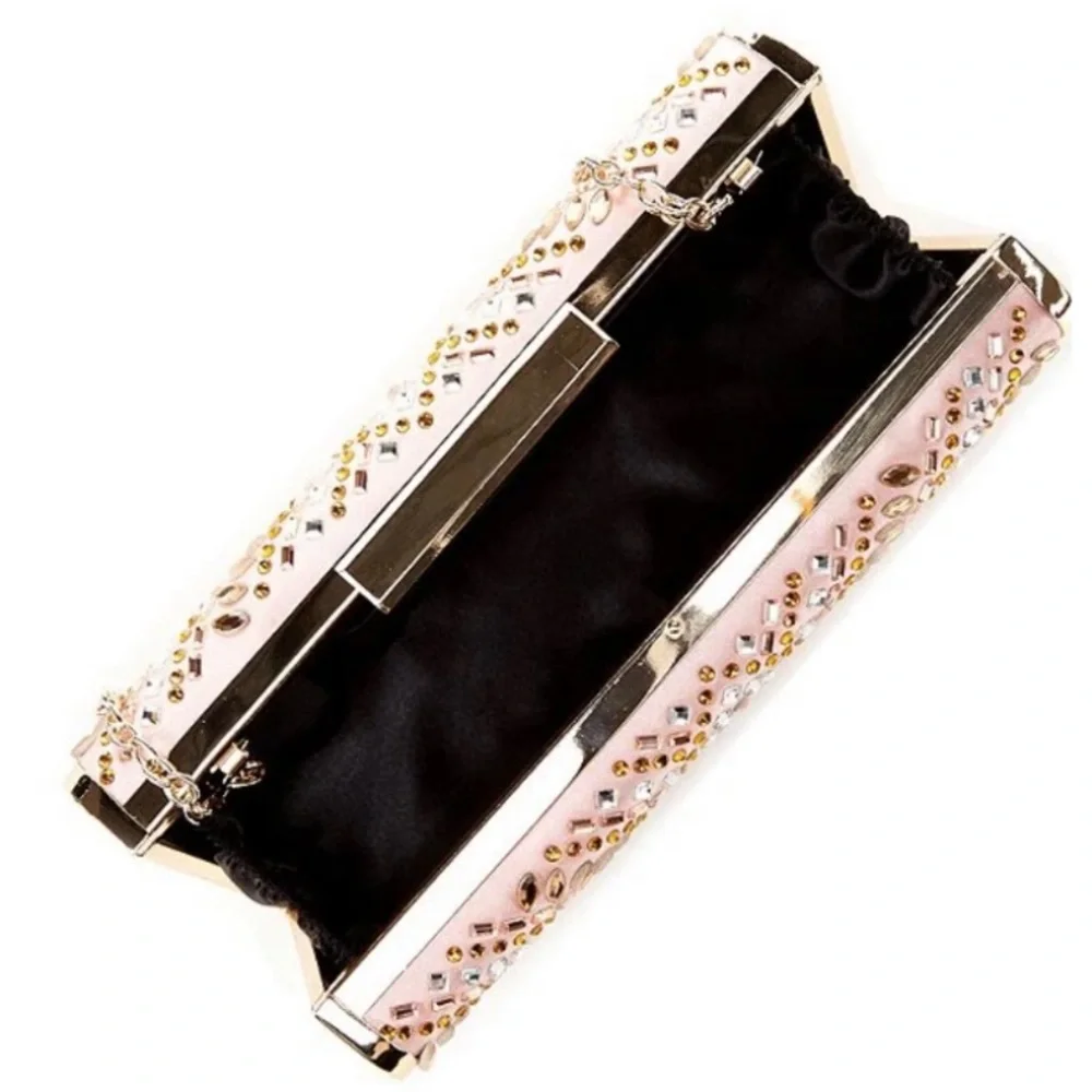 Antonio Melani Heatset Rhinestone Clutch